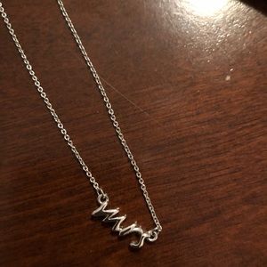 Kate Spade Mrs necklace (silver)